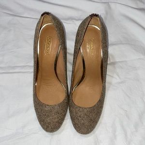 Coach Ophelia Lux Croc Taupe Chestnut